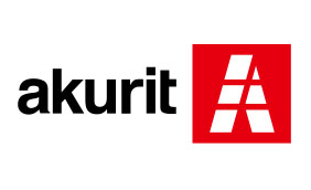 Logo des Partners Akurit, Teil des langjährigen Partnernetzwerks von Jäckle+Flaig