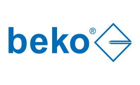 Logo des Partners Beko, Teil des langjährigen Partnernetzwerks von Jäckle+Flaig