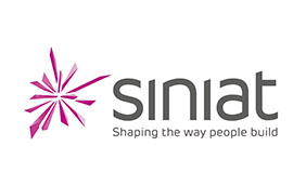 Logo des Partners Siniat, Teil des langjährigen Partnernetzwerks von Jäckle+Flaig